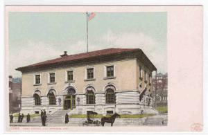 Post Office Hot Springs Arkansas Detroit Pub postcard