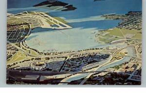 NY World Fair 64 Marina Postcard