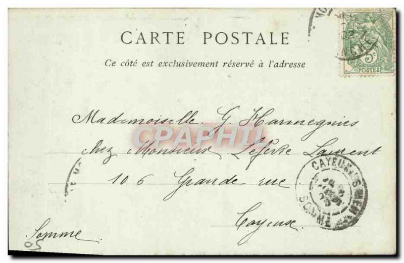 Old Postcard Mont Saint Michel Cote De l & # 39Est