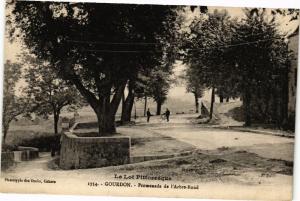 CPA Le Lot Pittoresque - GOURDON - Promenade de l'Arbre-Rond (223768)