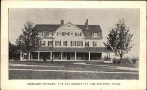 Pomfret Connecticut CT Orchard Cottage Ben-Grosvenor Inn Vintage Postcard