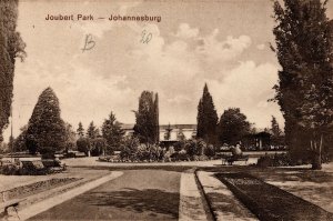 South Africa Johannesburg Joubert Park Vintage Postcard 08.97