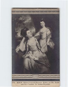 Postcard Bildnis der Mrs. Boone und ihrer Tochter By Reynolds, Berlin, Germany