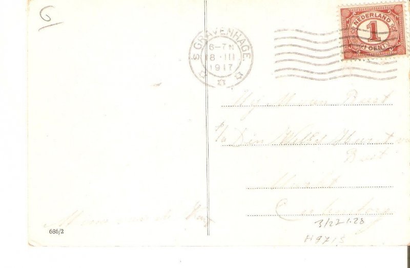 C. Barber. Lady with her horse. Driving out Old vintage, artist signed postca