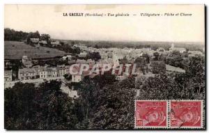 Gacilly Old Postcard General view Villegiaure fishing and hunting