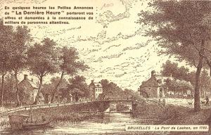 Br34852 Bruxelles Le Pont de Laeken, en 1793        Belgium