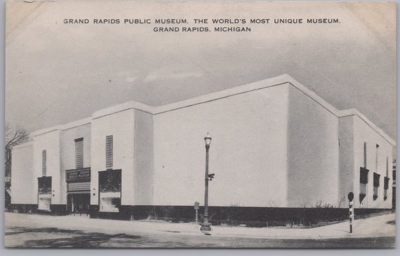 Grand Rapids, Mich., Grand Rapids Public Museum, Worlds Most Unique Museum-1953