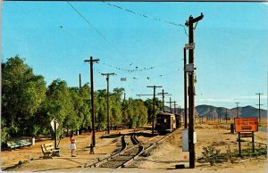 Postcard TRAIN SCENE Perris California CA AN7175