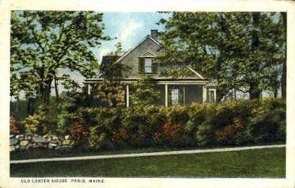 Old Carter House in Paris, Maine