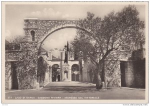 RP, Gardone Riviera, Ingresso Del Vittoriale, LAGO DI GARDA, Italy, 1920-1940s