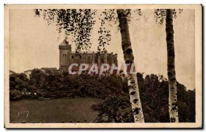 Old Postcard The Pyrenees L & # 39Eglise Strengthens Saint Bertrand de Comminges