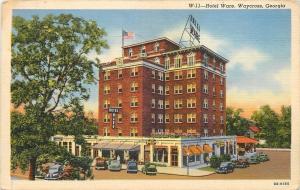 Waycross GA~Hotel Ware~Popular Destination of Locomotive Engineers~Cars~1940s