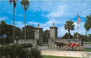 Old City Gates St Augustine, Castillo de San Marcos National Monument Unused 