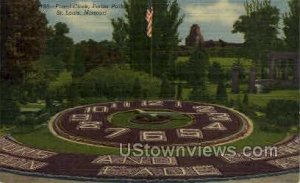 Forest Park, Floral Clock in St. Louis, Missouri