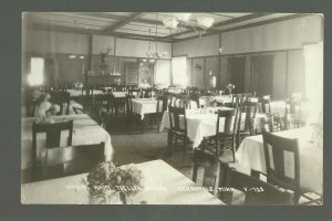 Annandale MINNESOTA RP 1923 INTERIOR RESTAURANT nr St. Cloud Buffalo Kimball