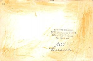 Graham Non Postcard Backing Cunard Line Ship Postcard