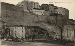 CPA Calvi Remparts et Caserne Sampiero CORSICA (1078496)