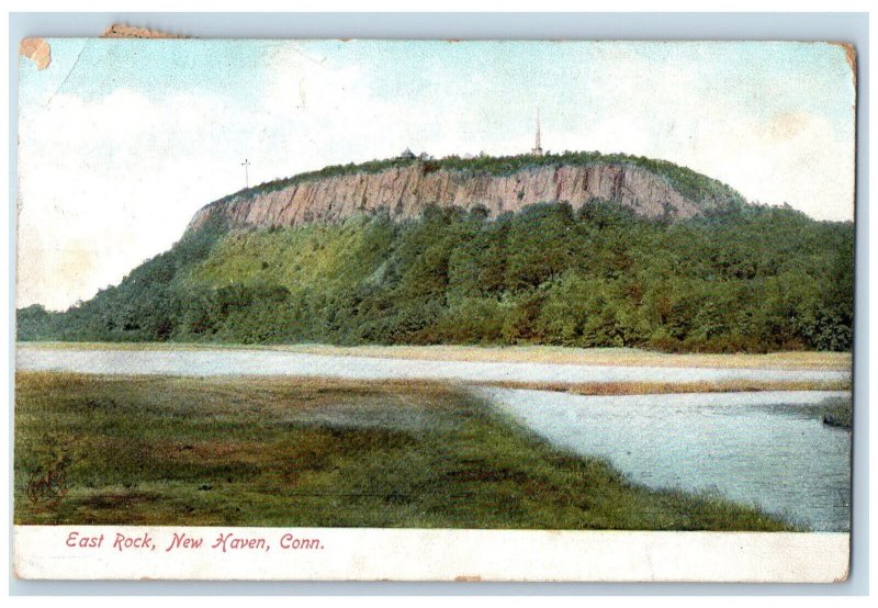 1914 East Rock New Haven Connecticut CT Antique Metropolitan News Co. Postcard