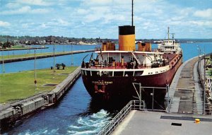 Sparrows Point Mc Arthur Locks Downboun Michigan Sparrows Point, Freight Ship...