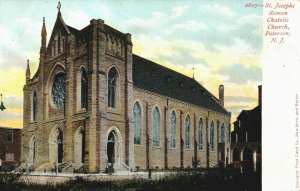 USA St Joseph's Roman Catholic Church Paterson New Jersey Vintage Postcard 04.18