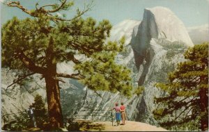 Half Dome Yosemite National Park CA Union Oil Co Advertising Unused Postcard G10