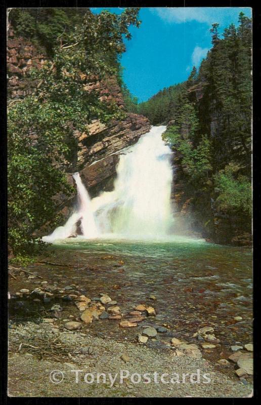 Cameron Falls - Waterton Lake Parks