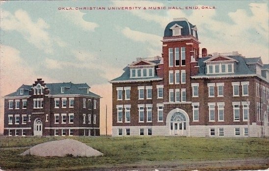 Oklahoma Enid Oklahoma Christian University & Music Hall 1909