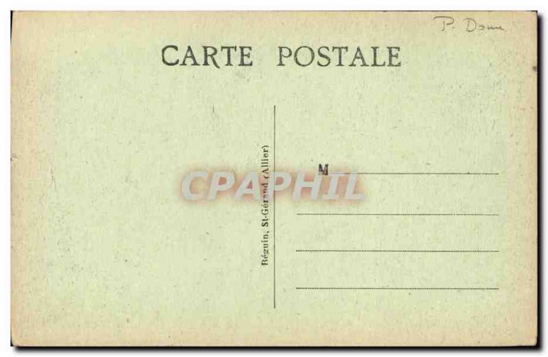 Old Postcard The Staircase Auvergne Riom Monlat