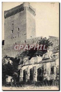 Old Postcard Montmajour the Chapel of St. Cesaire and Tower