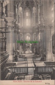 Spain Postcard - Malaga, Interior De La Catedral RS33875