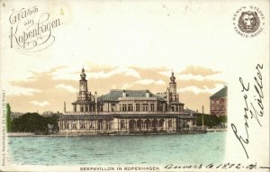 denmark, COPENHAGEN KØBENHAVN, Sea Pavilion (1901) Postcard