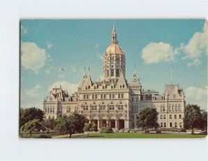Postcard The State Capitol at Hartford Connecticut USA