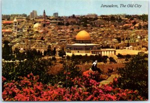 M-53079 The Old City viewed from the Mount of Olives Jerusalem Israel