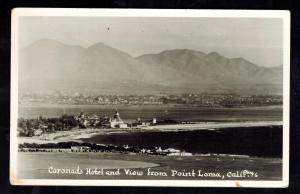 Mint RPPC Coronado Hotel California Postcard point Loma