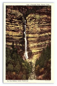 Cascade Falls Ouray Colorado Postcard On The Million Dollar Highway