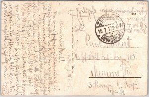 Truppen-Uebungsplatz Zeithain Military Barracks Germany Posted Postcard