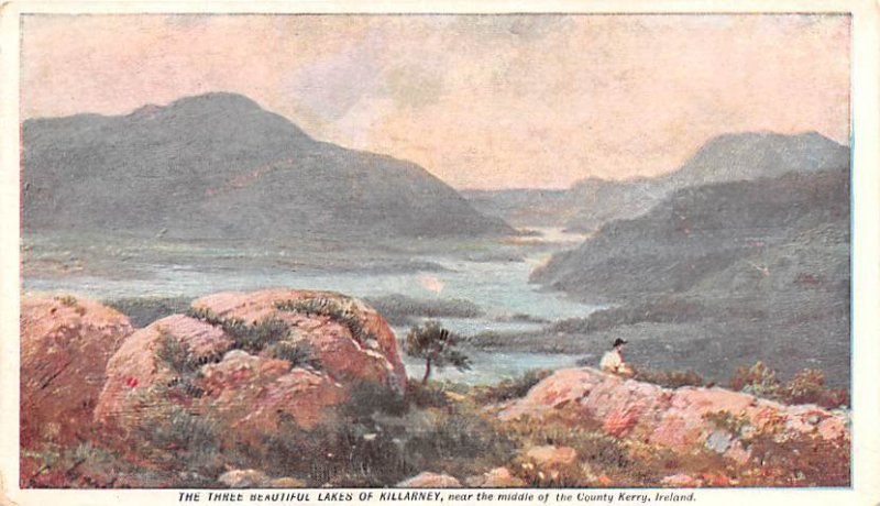 Three Beautiful Lakes Killarney Ireland Unused 