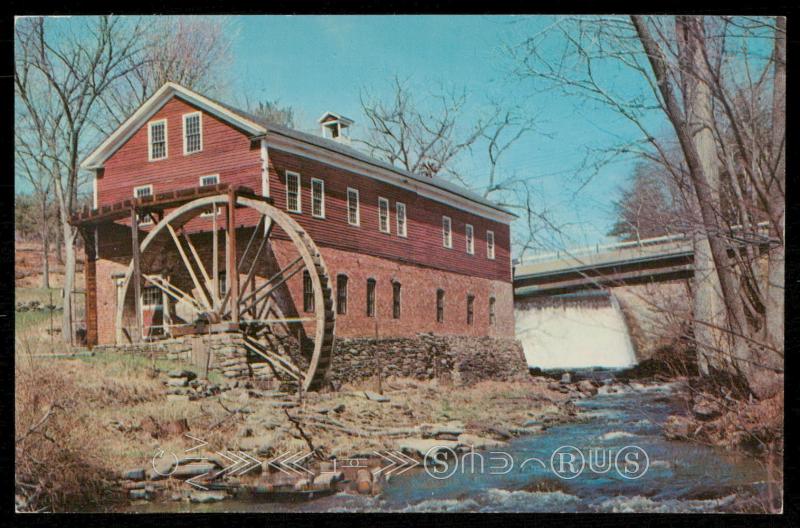 Old Grist Mill and Water Wheel - Granby