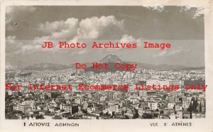 Greece, Athens, RPPC, Panorama View