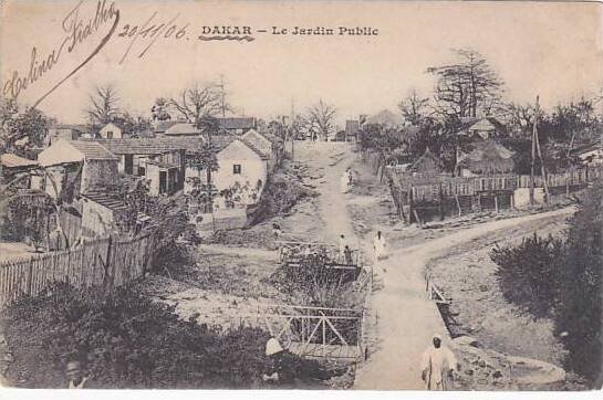 Senegal Dakar Le Jardin Public 1906