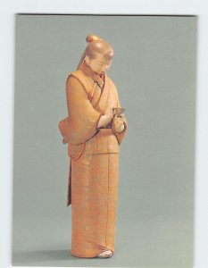 Postcard Artistic Dolls of Japan: Yüraku (Pastime), Ningyo, Japan