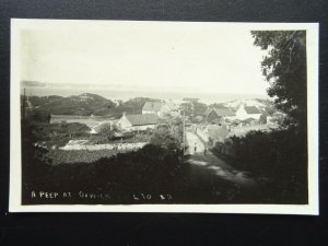 Wales Swansea The Gower OXWICH A Peep VILLAGE VIEW - Old RP Postcard