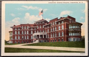 Vintage Postcard Jamestown General Hospital Jamestown New York