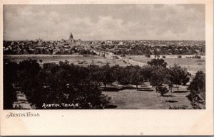 USA Panorama Austin Texas Vintage Postcard 09.42