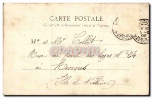 Old Postcard Paris Eiffel Tower