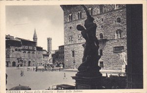 Italy Firenze Piazza della Signoria Ratto delle Sabine