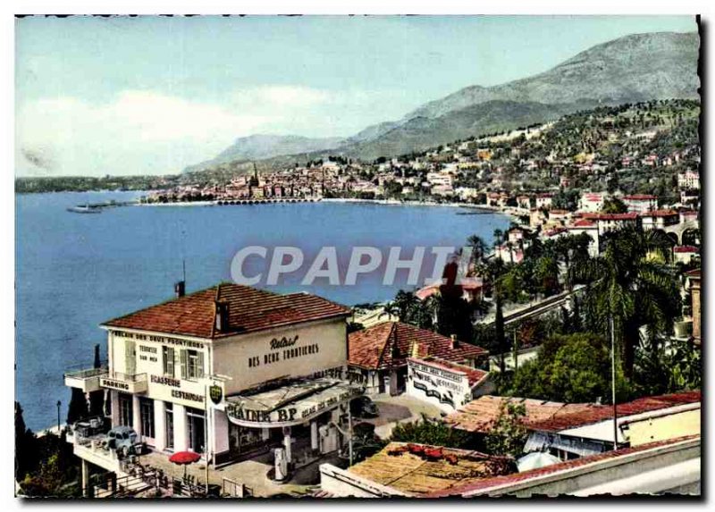 Modern Postcard The French Riviera Menton Garavan View Basically Menton right...