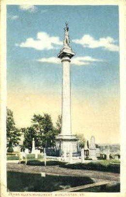 Ethan Allen Monument - Burlington, Vermont