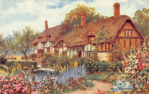 England ANNE HATHAWAY'S COTTAGE Stratford-On-Avon Shakespeare 1950s Postcard