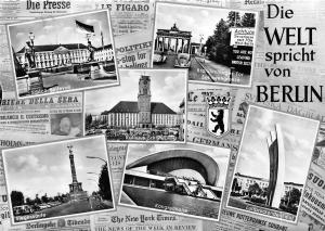 BG1984 die welt spricht von berlin   CPSM 14x9.5cm germany